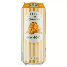 Pécsi Radler Mangó 0,5L 0% DOB-DRS