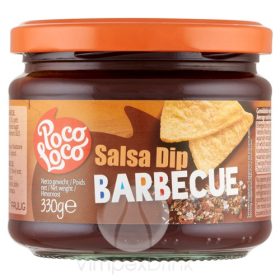 Poco Loco Salsa szósz BBQ ízesítéssel 330g