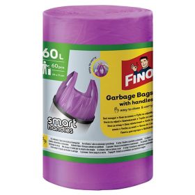 FINO Szemeteszsák Smart Handles 60L/60
