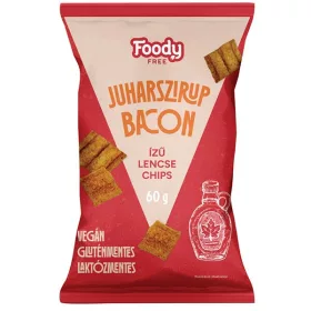 FoodyFree lencsechips juharsziru.bacon60g