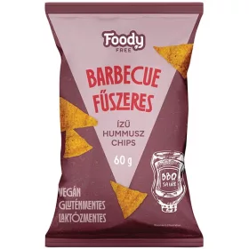 FoodyFree hummusz chips BBQ 60g