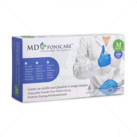 MD Fonscare nitril P.mentes kesztyű S