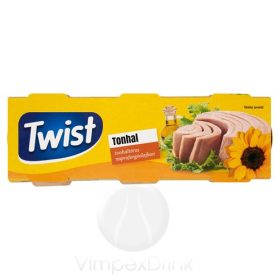 Twist tonhaltörzs napraforgóolajban 3*80g