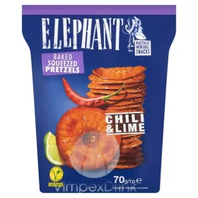 ELEPHANT chips-tallér 70g Chili-Lime