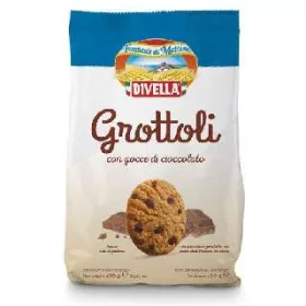 Divella Grottoli csokidarabos keksz 400g