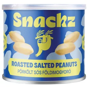 Snackz sós földimogyoró fémdobozos150g