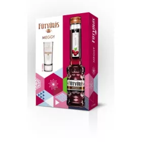 Fütyülős Meggy 0,5l 24,5%+pohár DRS
