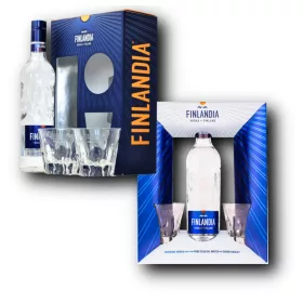 Finlandia vodka 0,7l 40% +2 pohár-DRS