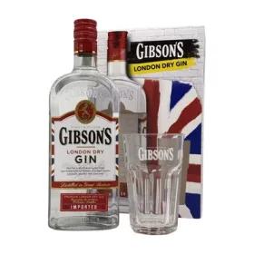 Gibson's Gin 0,7l 37,5%+pohár-DRS